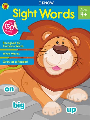 cover image of I Know Sight Words